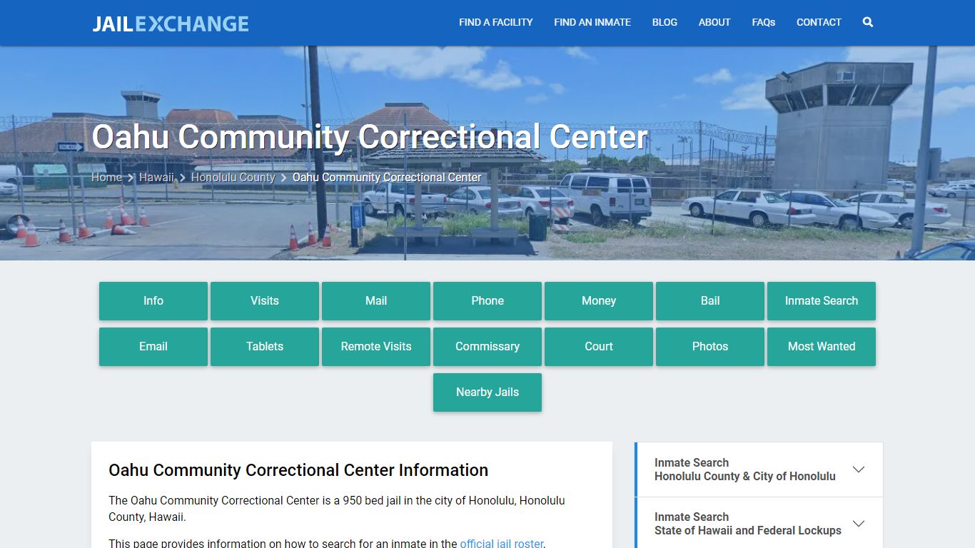 Oahu Community Correctional Center - Jail Exchange